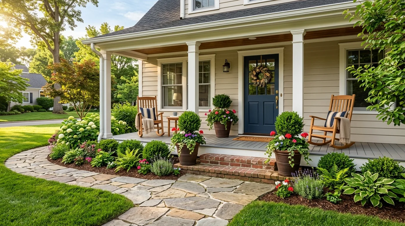 8 Front Porch Landscaping Ideas for a Warm Welcome